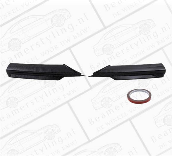 M PAKKET SPLITTERS CARBON LOOK BMW E90 / E91 2005-2008