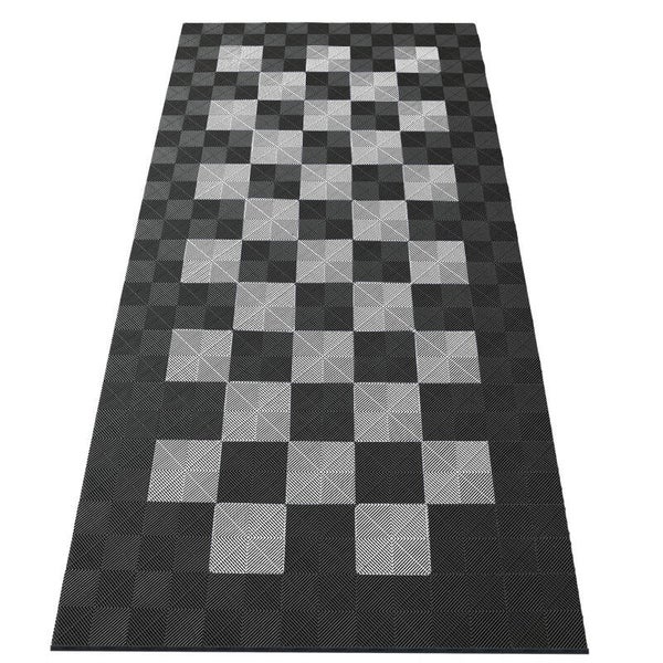 15,68m² Showroom garagevloer - Grijs / Wit - 280cmx560cm