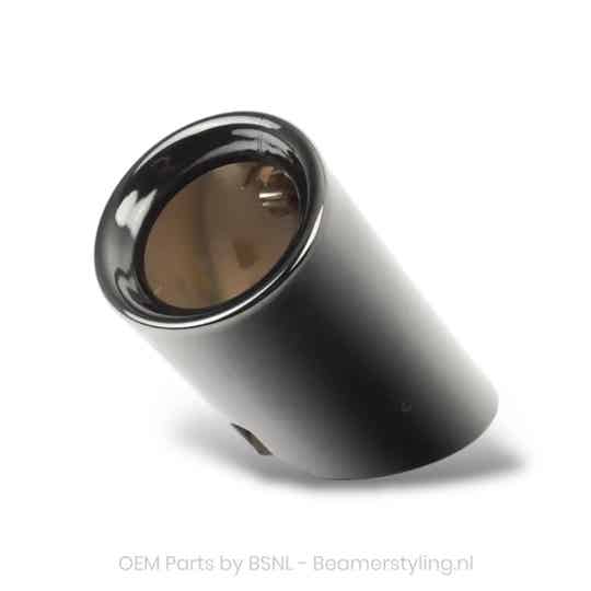 Uitlaat sierstukken - BMW F20/F21/F22/F23/F30/F31/F34/F32/F33/F36 - 35i/40i - Black/Chrome | Origineel BMW