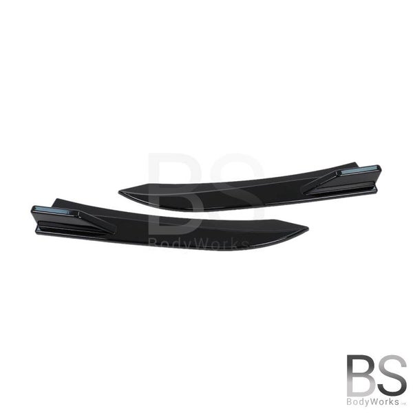 Achterbumper Splitters - BMW F30 / F31 - Hoogglans zwart | 2012-2019
