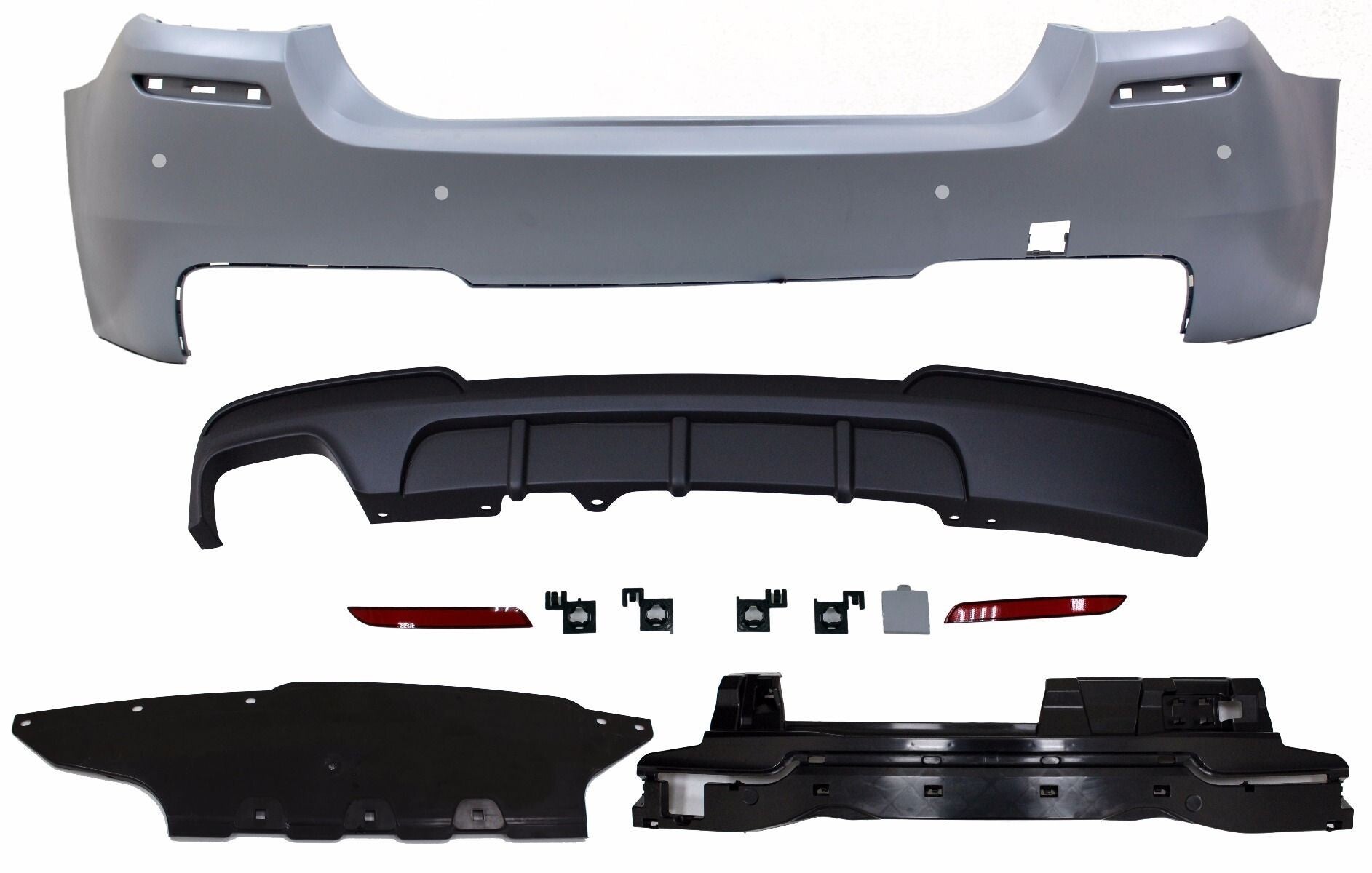 ACHTERBUMPER M PERFORMANCE LOOK BMW 5 SERIE F10 SEDAN