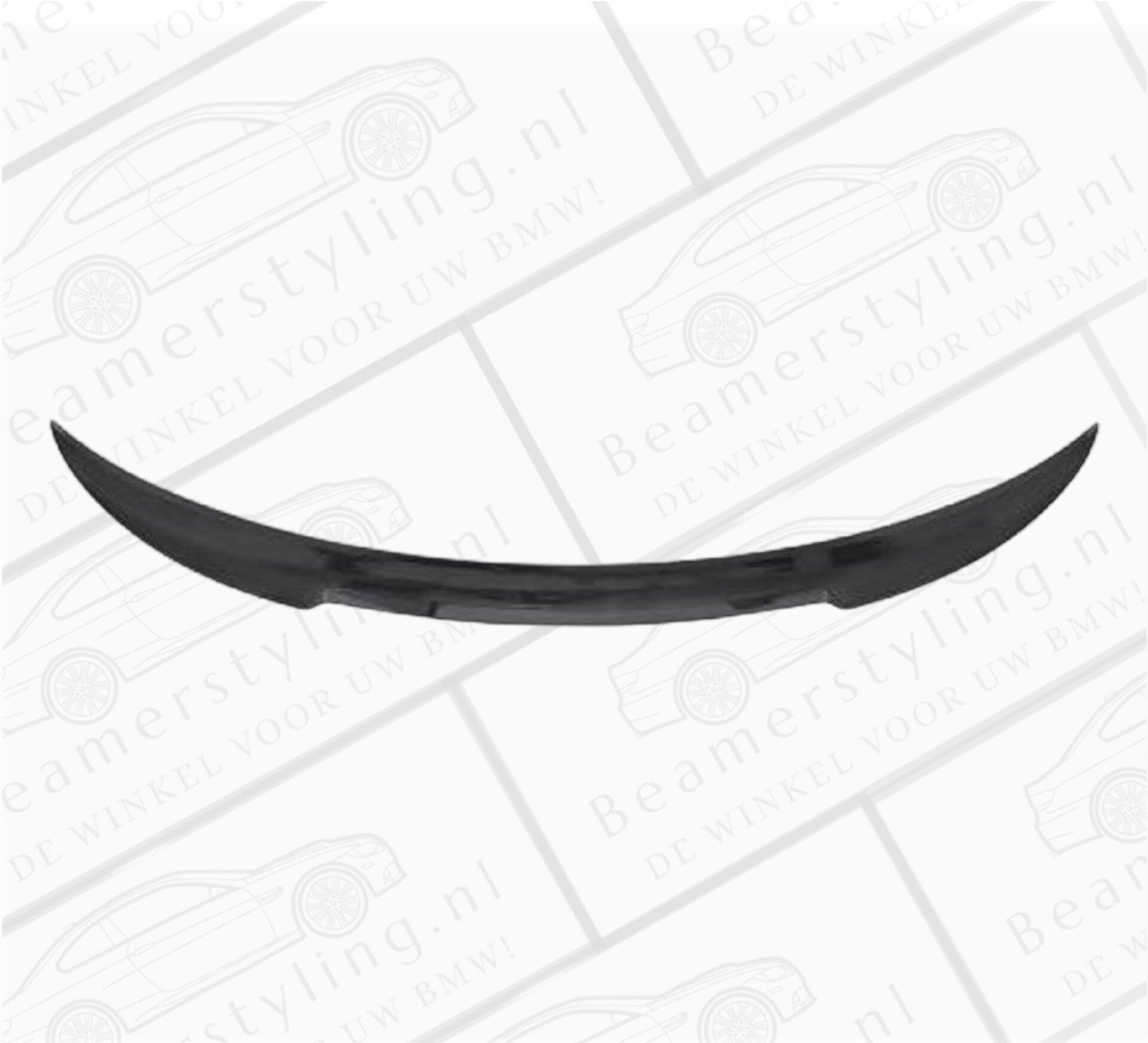 V-STYLE SPOILER BMW E90 SEDAN GLANZEND ZWART