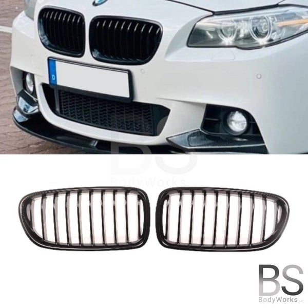 Nieren - BMW 5 Serie F10 / F11 - LCI Design - Hoogglans zwart