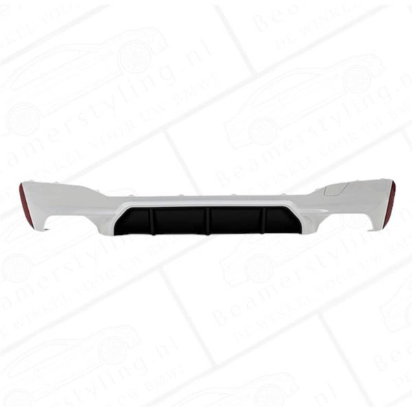 Diffuser - BMW G30 / G31 - M5 look - Hoogglans Wit / Zwart