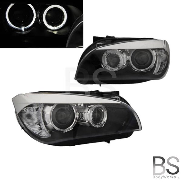 Koplampen H7 - BMW X1 E84 - LED Angel eyes | 09-12