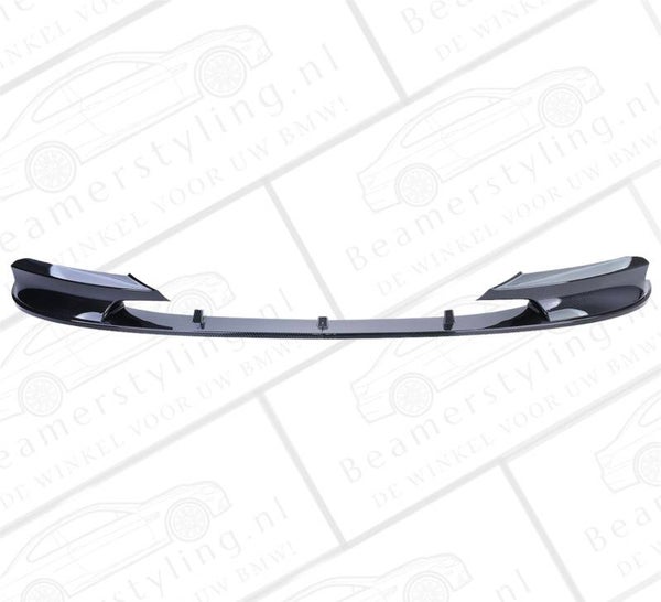 Front lip - BMW F30 / F31 - Carbon look - 2 delig - Sport look