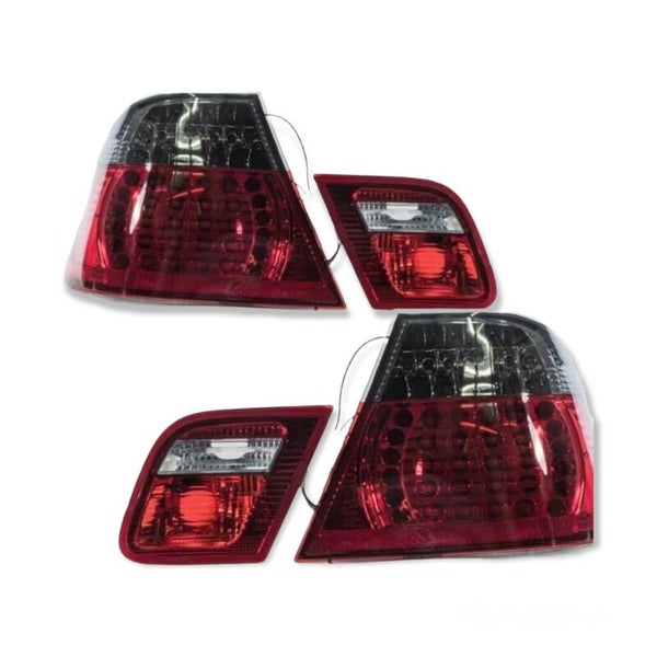 LED Achterlichten - BMW E46 Cabrio - Rood/Smoke - Facelift Design | 00-03