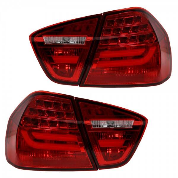 Achterlichten - BMW 3 Serie E90 Sedan - LCI look - LED | 05-08