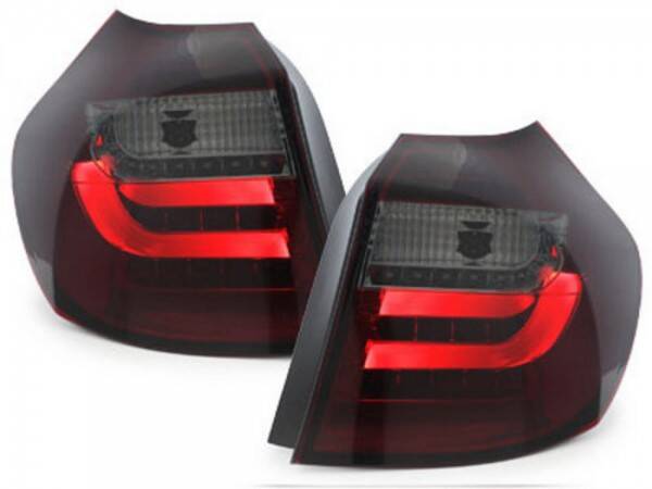Achterlichten - BMW E81 / E87 - Rood / Smoke - LED Tube | 2007-2012