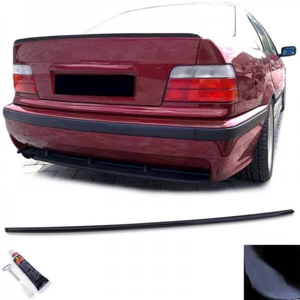 Spoiler lip - BMW 3 Serie E36 Sedan - Hoogglans zwart