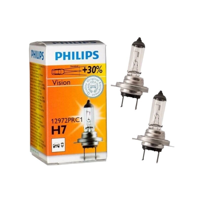 Philips | Premium Vision +30% - H7 Autolampen set | 12V 55W