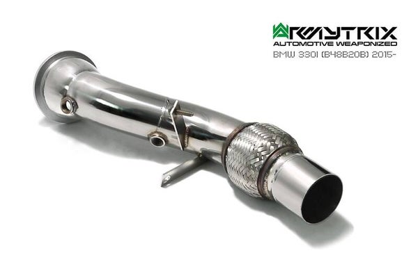 Armytrix Downpipe - BMW G30 / G31 - B48B20 - De-catted - Cat-simulator
