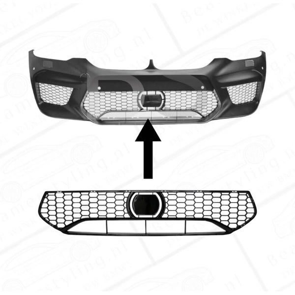 Centrale Grill - BMW G30 / G31 - Voor M5 look voorbumper | 17-20
