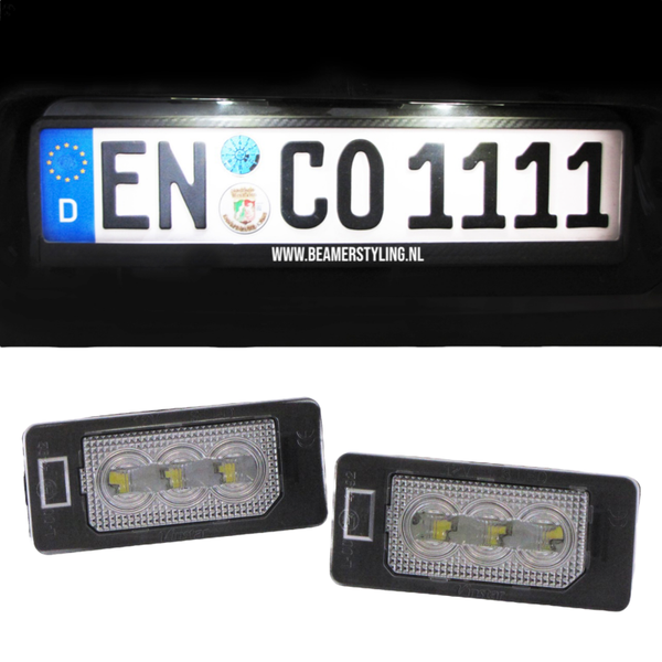 Led Kenteken verlichting - BMW E46 M3 CSL Coupé - High Power 6000K Wit Led