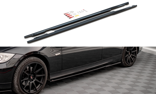 Side skirt extensions - BMW E90 / E91 - Maxton Design | 2005-2008