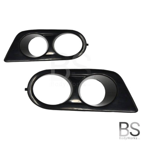 Mistlamp Covers - BMW E46 - Glanzend zwart | 98-07