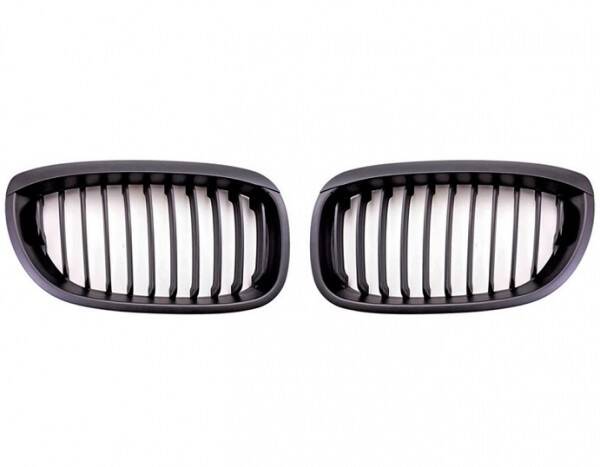 Nieren - BMW E46 Coupe / Cabrio - Mat zwart | 2003 - 2006