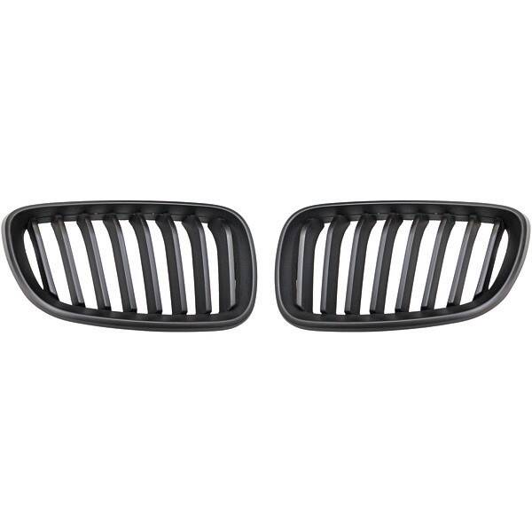 BMW 2 SERIE NIEREN / GRILL DELEN MAT ZWART F22 / F23