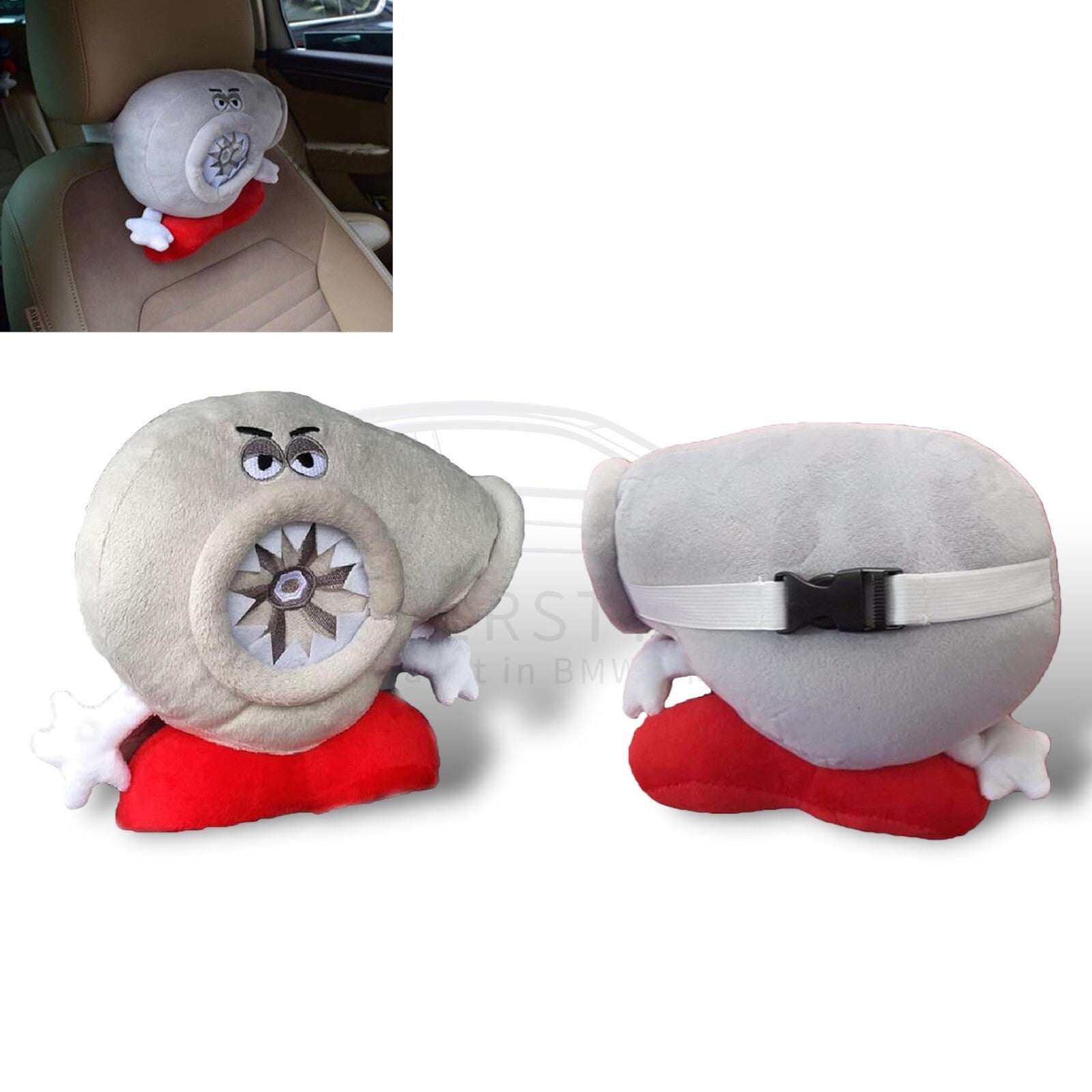 Turbo Pillow Small - Extra hoofdsteun / Mascotte - 20x24cm