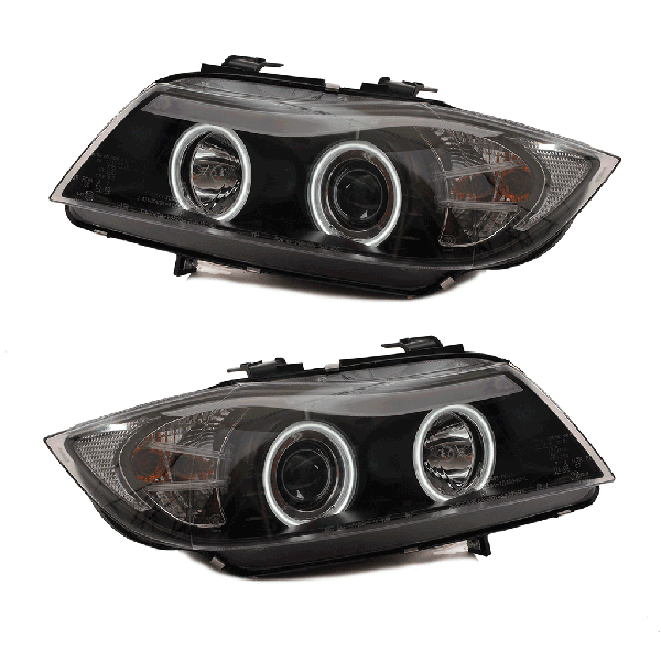 H7 Koplampen - BMW E90 / E91 - CCFL Angel Eyes | 2005-2008
