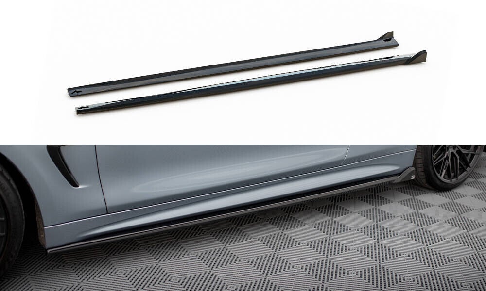 Side skirt extensions V2 - BMW F32 / F33 - M pakket - Maxton Design