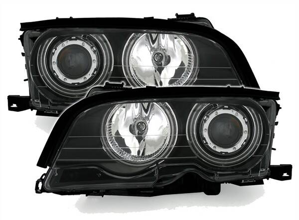 CCFL ANGEL EYES KOPLAMPEN BMW 3 SERIE E46 1999-2003 COUPÉ / CABRIO