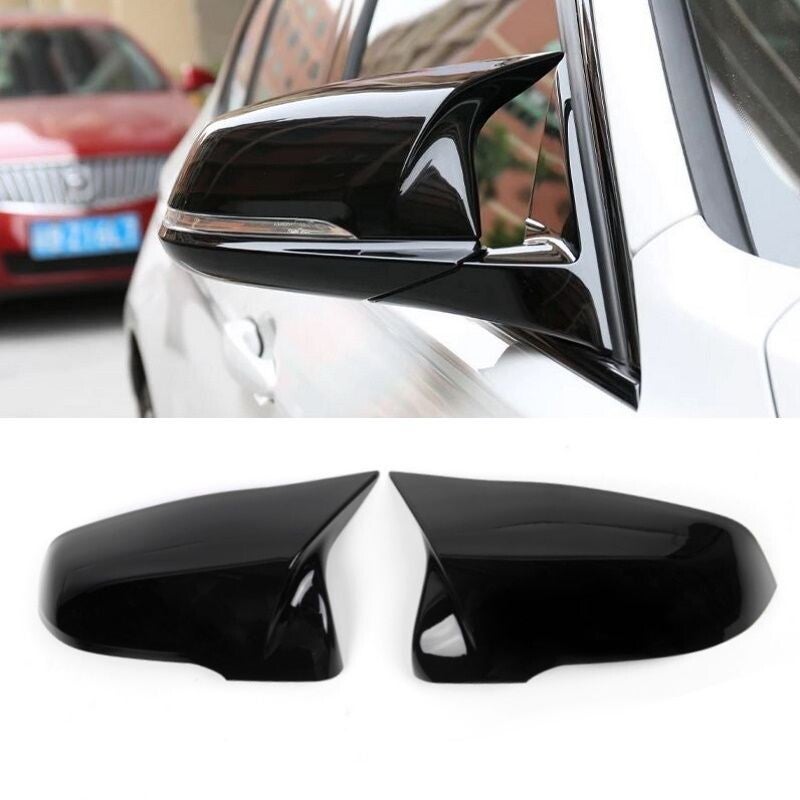 Spiegelkappen - BMW 1 Serie F40 - M look - Hoogglans zwart