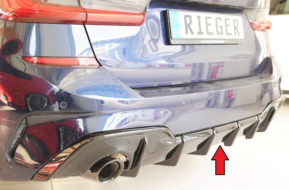 Diffuser - BMW G20 / G21 - Rieger Tuning - met trekhaak | 19-22