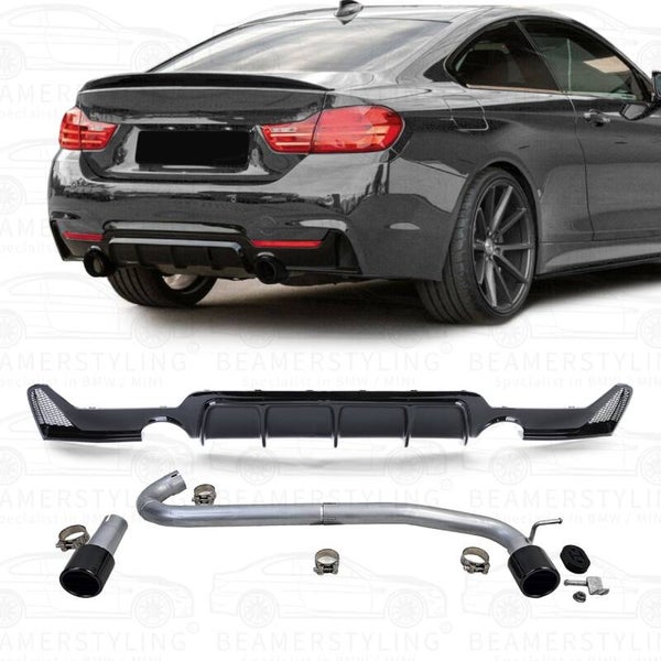Conversiekit V1 - BMW F32 / F33 / F36 - 440i M Performance look - 425/428/430 | Hoogglans zwart