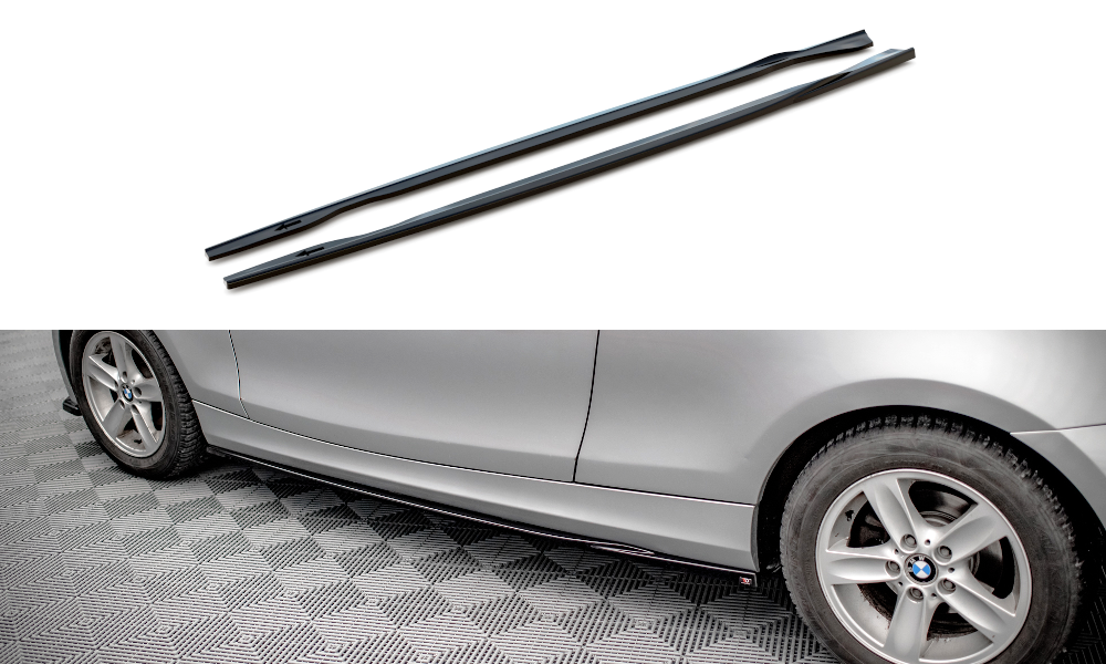 Side skirt extensions V2 - BMW E81 / E82 / E88 - Maxton Design | 2007-2012