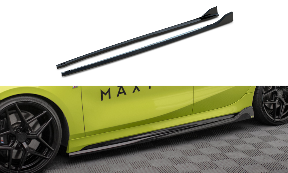 Side skirt extensions V5 - BMW F40 - M pakket - Maxton Design | 19-