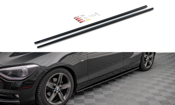 Side skirt extensions - BMW 1 Serie F20  - Maxton Design | 2011-2015