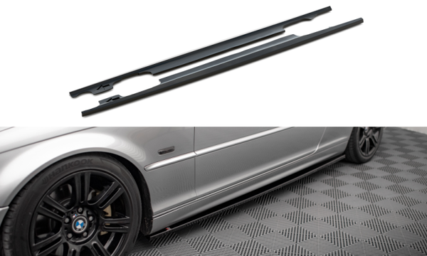 Side skirt extensions - BMW E46 Coupé / Cabrio - Maxton Design | 99-03