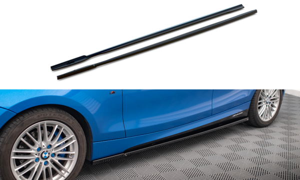 Side skirt extensions - BMW E87 LCI - M pakket - Maxton Design | 2007-2012