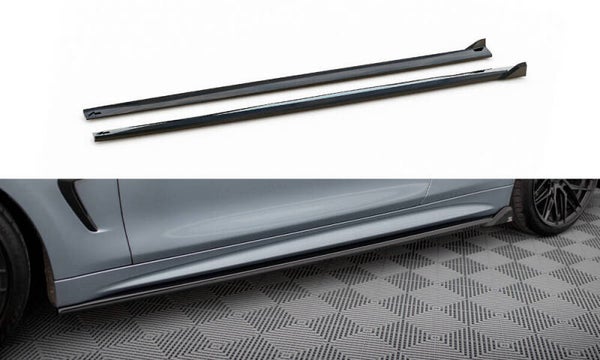 Side skirt extensions V2 - BMW F32 / F33 - M pakket - Maxton Design