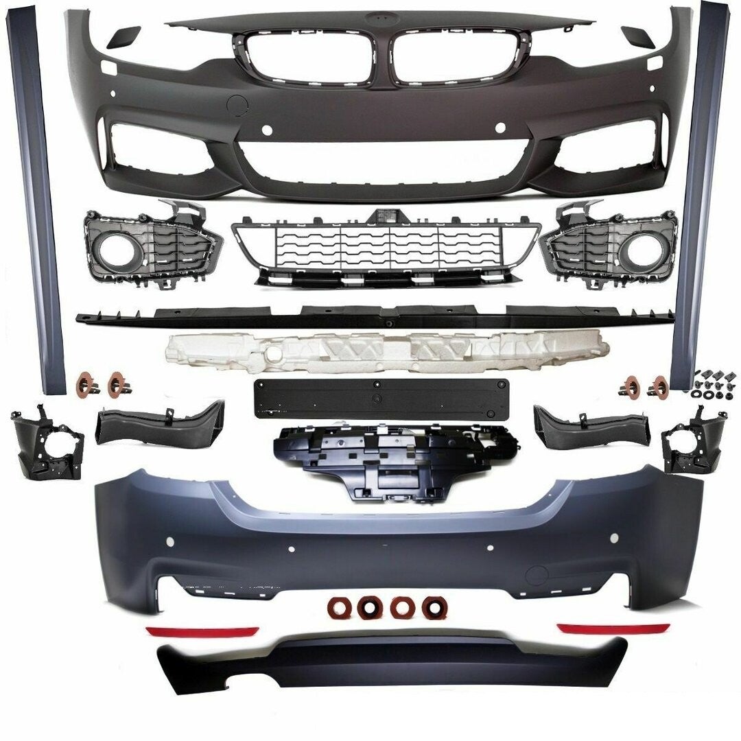 BUMPER SET M SPORT PAKKET LOOK BMW 4 SERIE F36