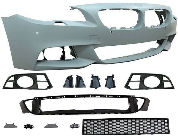 Voorbumper - BMW F10 / F11 - M pakket look - Met PDC | 13-17