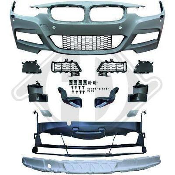 VOORBUMPER M SPORT PAKKET LOOK PDC BMW 3 SERIE F30 / F31 2015-2019