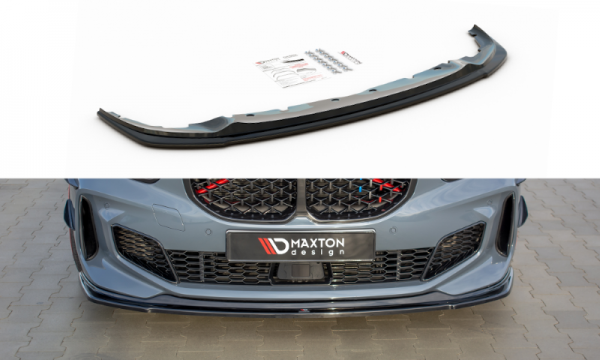 Front lip V1 - BMW 1 Serie F40 - Hoogglans zwart - Maxton Design