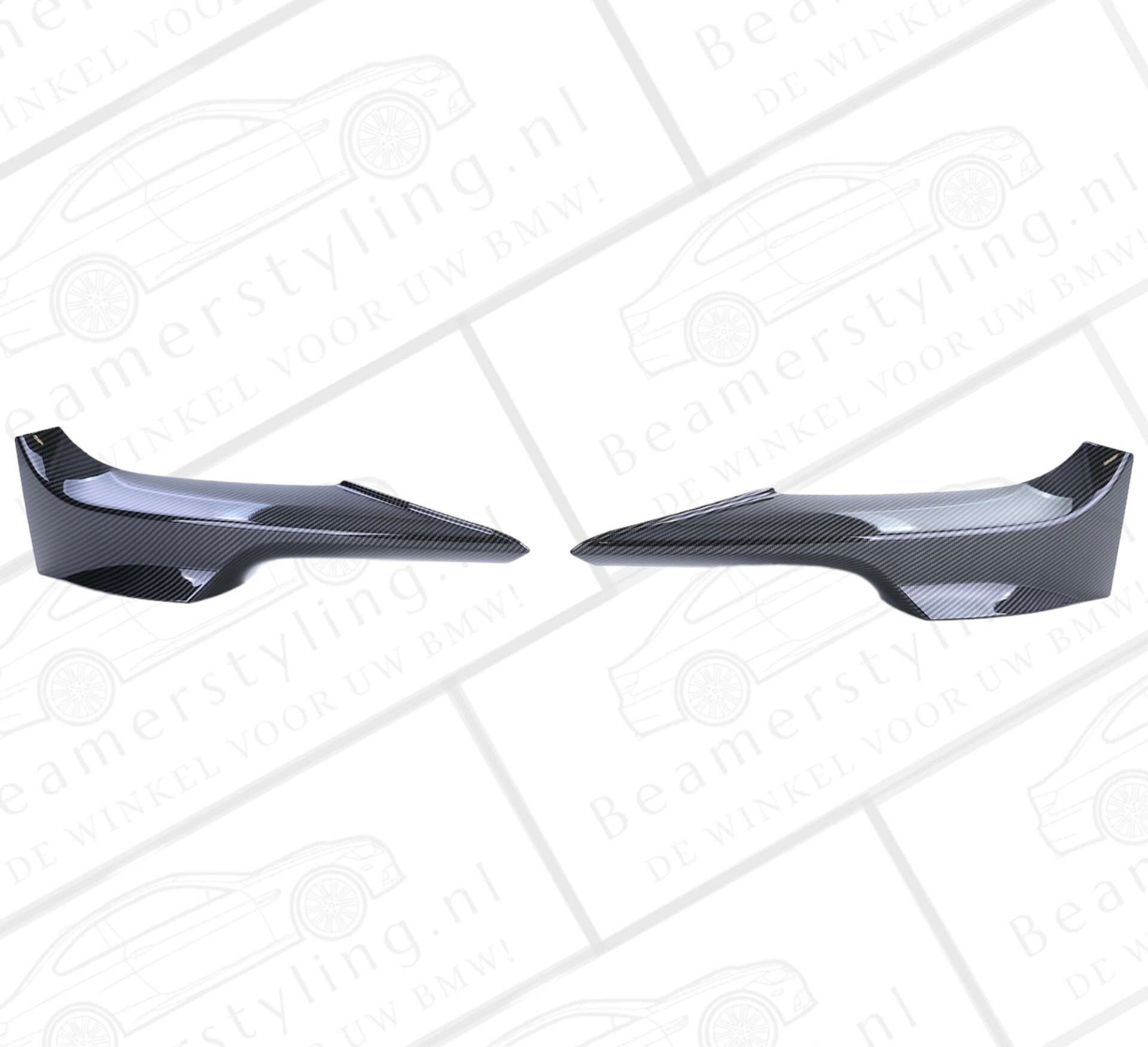 Splitters - BMW E92 / E93 - Voor M Pakket - Carbon look | 2006-2010
