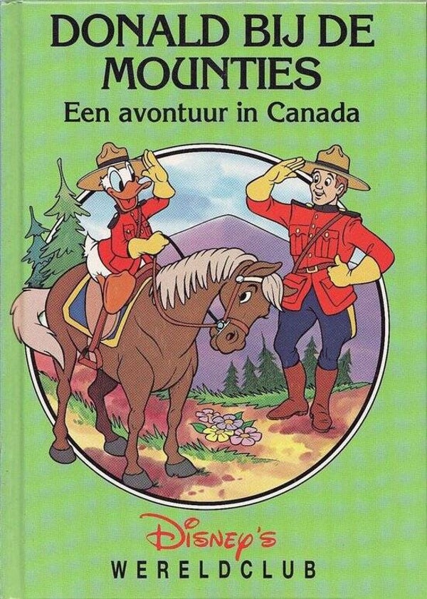 Walt Disney-Donald bij de Mounties