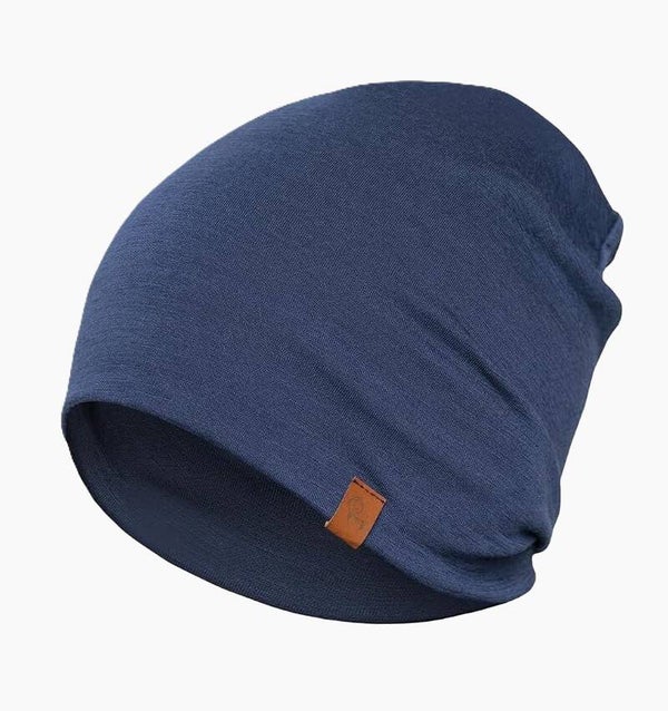 10830 M Menique beanie muts merinowol Denim Blue