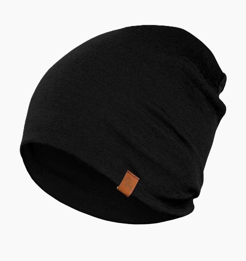 20040 M Menique beanie muts merinowol black