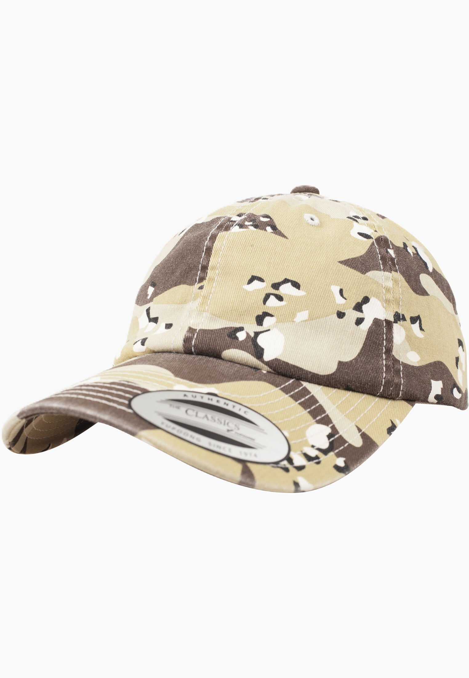 26029 C Urban Classics Flexfit cap low profile camo washed retro desert camo