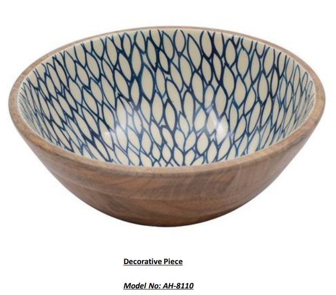 Mango Serving Bowl With Durable Liner