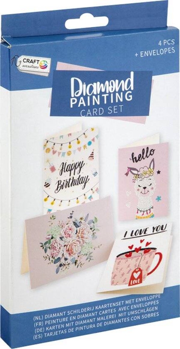 Diamond painting kaartenset