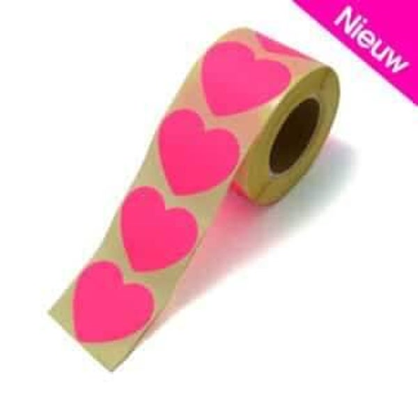 hartjes stickers 5 cm