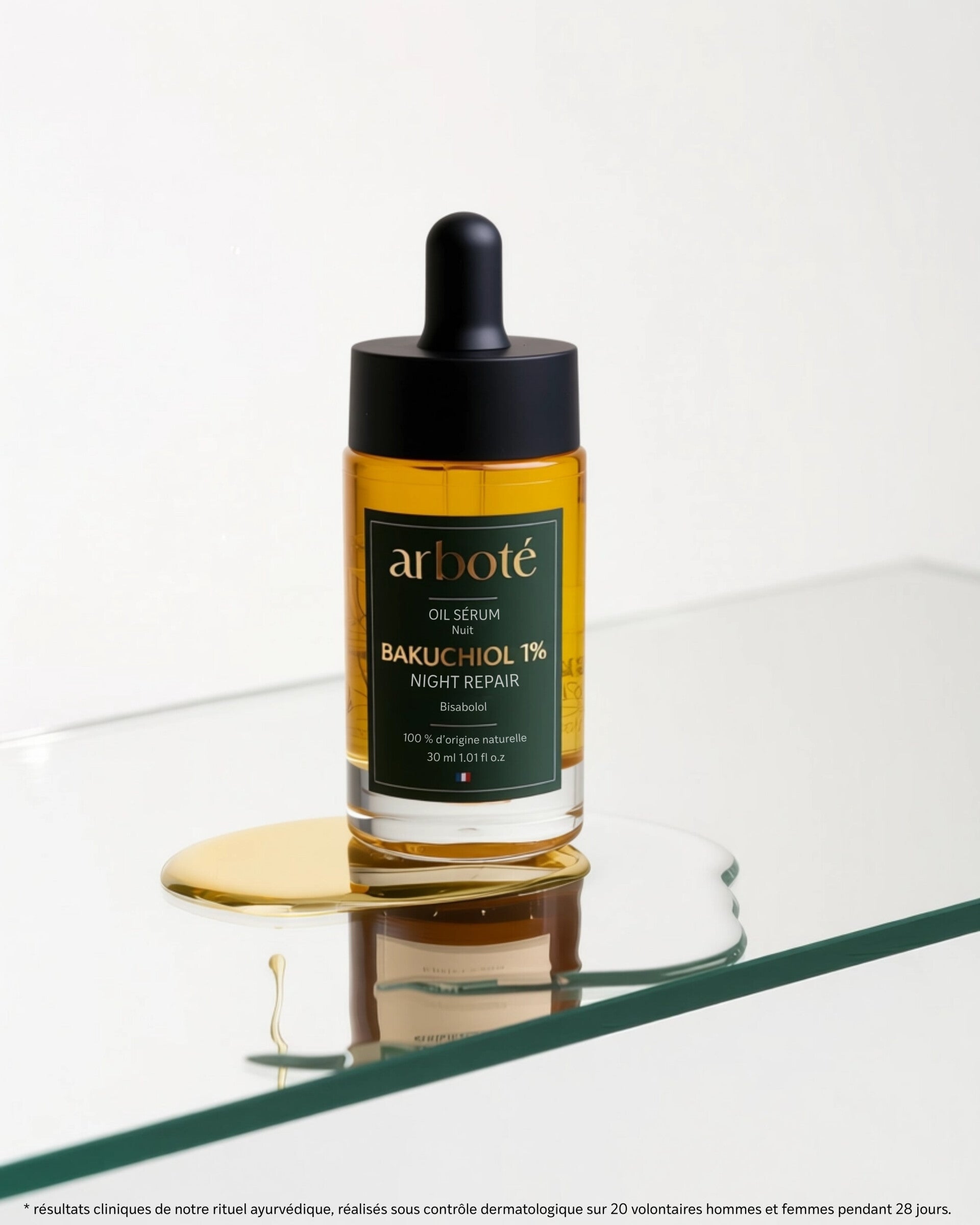 Sérum Huile Nuit au Bakuchiol – Alternative Naturelle au Rétinol