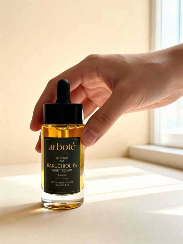 Oil Sérum Nuit au Bakuchiol – Soin Régénérant