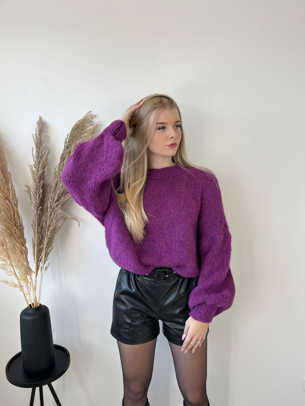 Get Comfy Knit -  Purple